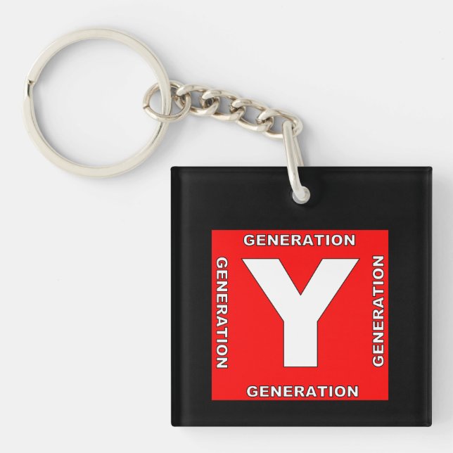 Generation Y Key Chain (Front)