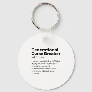 Generational Curse Breaker Definition Melanin Blac Keychain