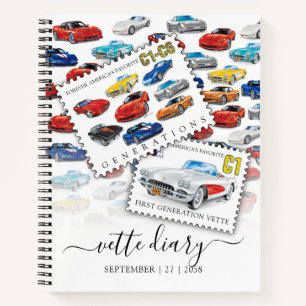 GENERATIONS OF AUTOMOBILE ART NOTEBOOK