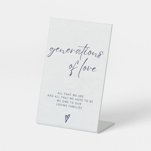 Generations of Love Sign (Front)
