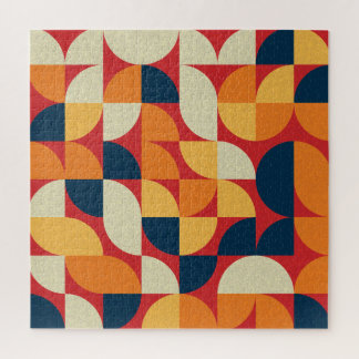 Generative Art: Colourful Quarter Circles Jigsaw Puzzle