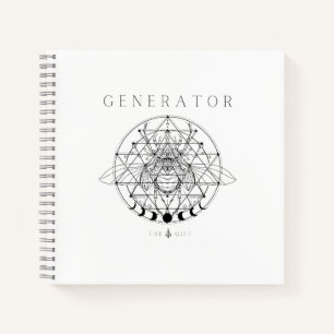 Generator Human Design type Notebook