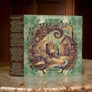 Generator Student Human Design Brown Green Binder