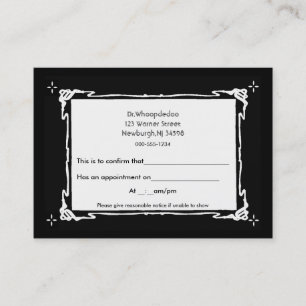 generic appointment 2 card