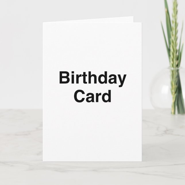Generic Birthday Card (Front)