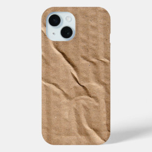 Generic Brown Cardboard iPhone 15 Case