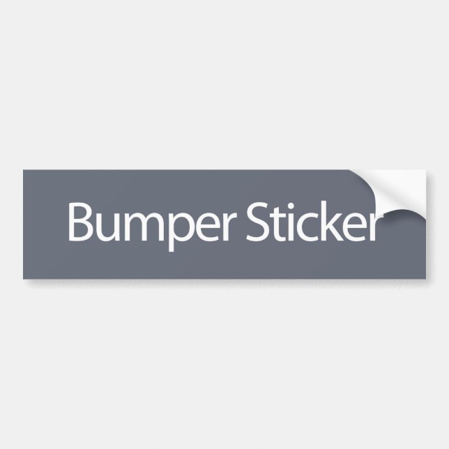 Generic Bumper Sticker (Front)