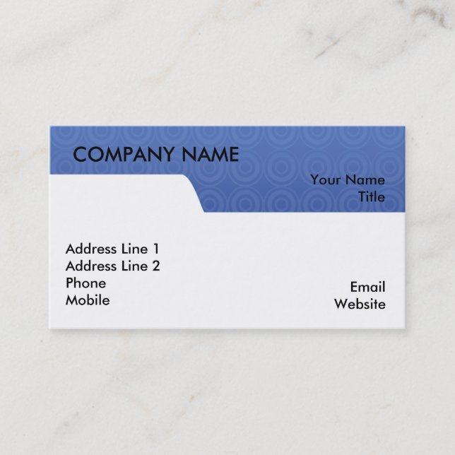 Generic Card (Front)