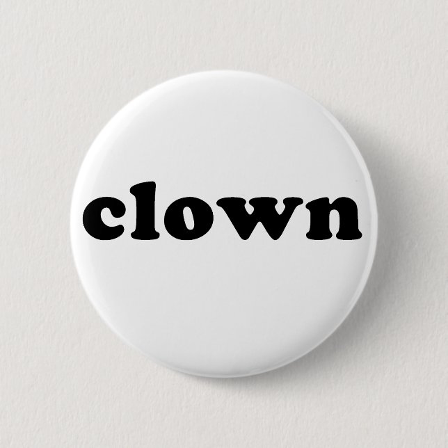 Generic CLOWN T shirt for Halloween 2 Inch Round Button (Front)