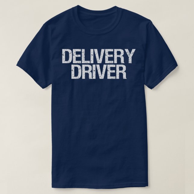 Generic Delivery Driver Food Delivery Courier  T-Shirt (Design Front)