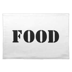 Generic Food and Drink Humourous Party Supplies Placemat