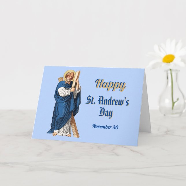 Generic Happy St. Andrew's Day Greeting Card (Small Plant)
