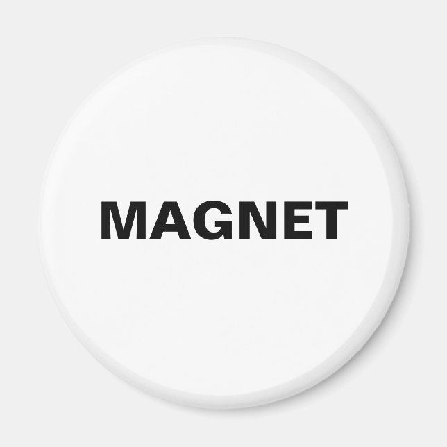 Generic Item Label Magnet (Front)