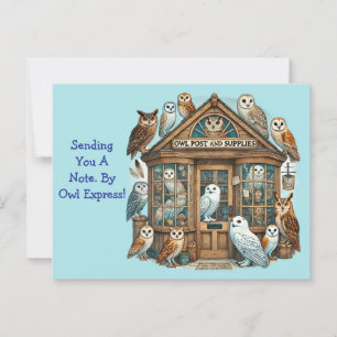 Generic Owl Express  Postcard