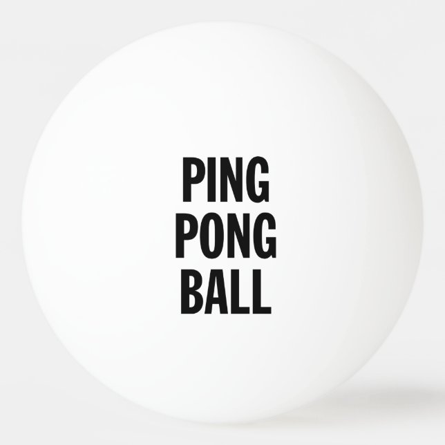 Generic Ping Pong Ball (Front)