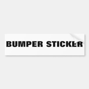 Generic Products Fad Bumper Sticker