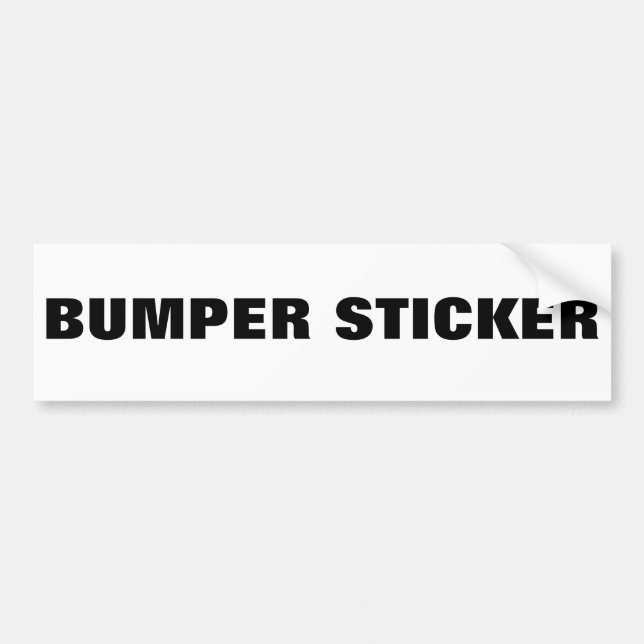 Generic Products Fad Bumper Sticker (Front)