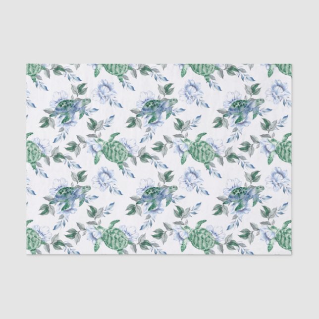 Generic Sea Turtles Tissue Paper (Front)