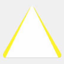 Generic Yellow Warning Triangle Sticker