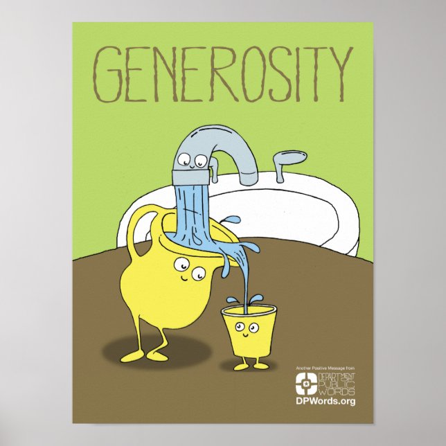 Generosity Poster (Front)