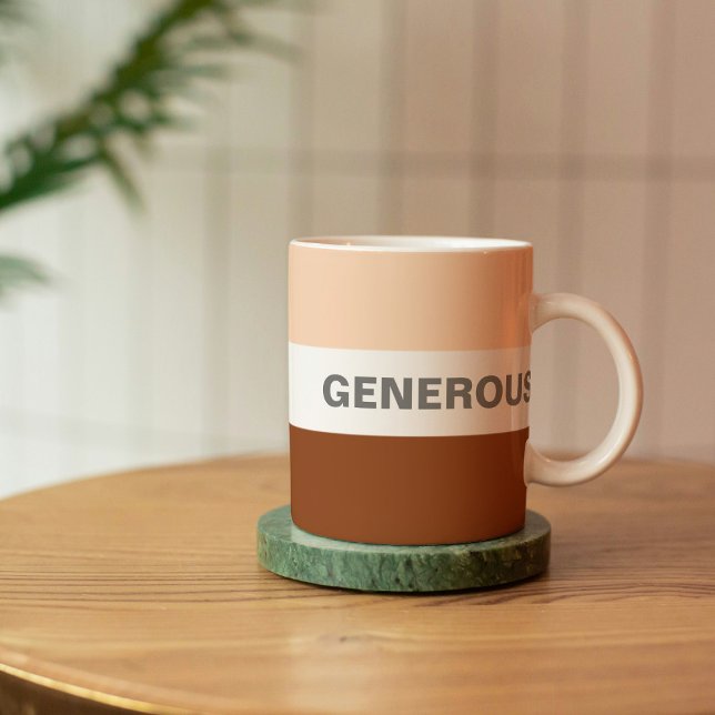 Generous Grandad Peach and Brown Classic Coffee Mug (Creator Uploaded)