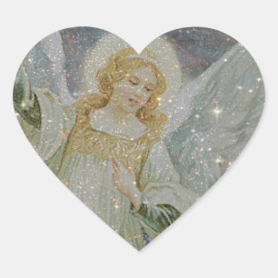 Generous -  Guardian Angel of Generosity Heart Sticker