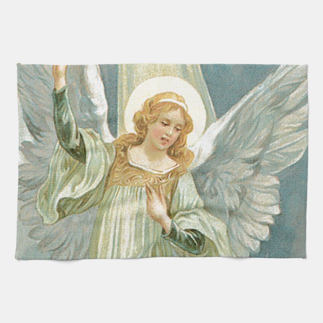 Generous -  Guardian Angel of Generosity Kitchen Towel (Horizontal)