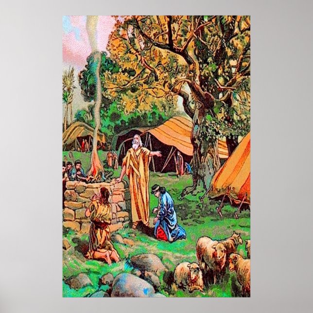 Genèse 12 Les promesses de Dieu à Abram poster (Devant)