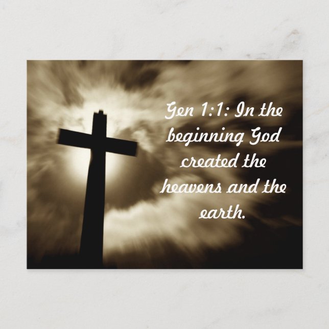 Genèse 1 ; 1 Cartes postales (Devant)