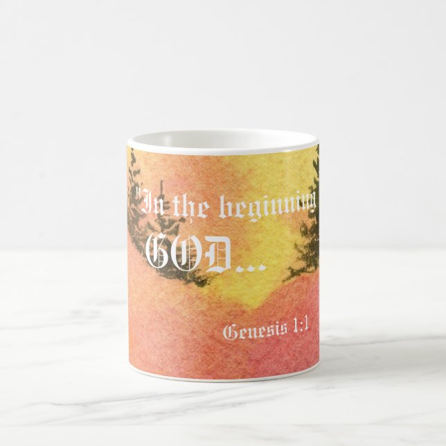 Genèse 1:1 Mug (Centre)