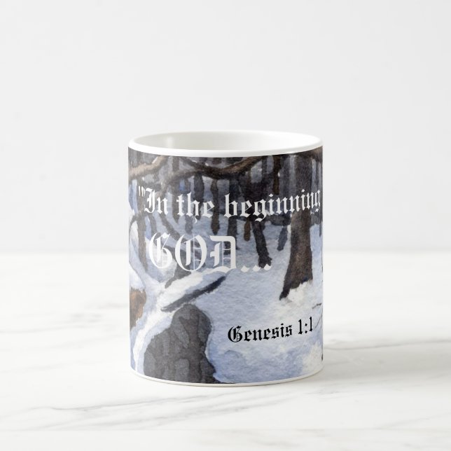 Genèse 1:1 Mug (Centre)