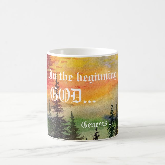 Genèse 1:1 Mug (Centre)