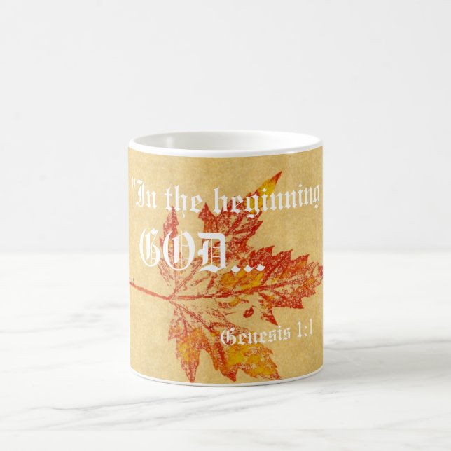 Genèse 1:1 Mug (Centre)