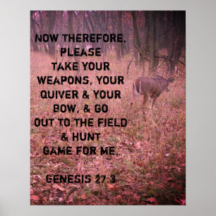 Genèse 27:3 Poster Buck