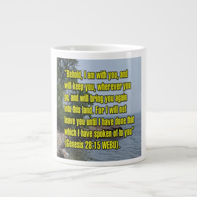 Genèse 28:15 WEBU Mug (Devant)