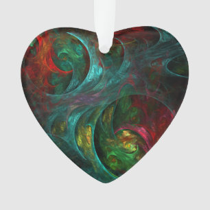 Genèse Nova Art Abstrait Coeur acrylique