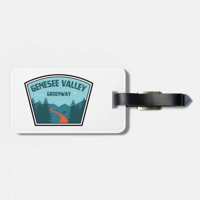 Genesee Valley Greenway New York Luggage Tag (Back Horizontal)