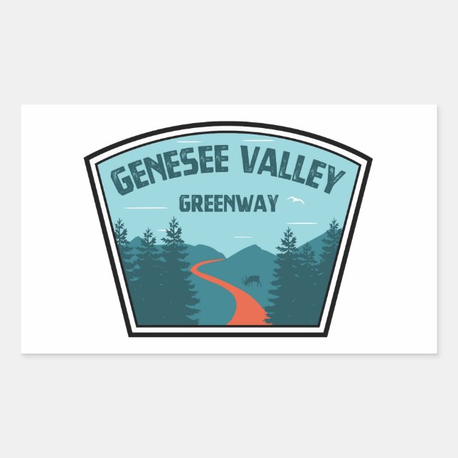 Genesee Valley Greenway New York Sticker (Front)