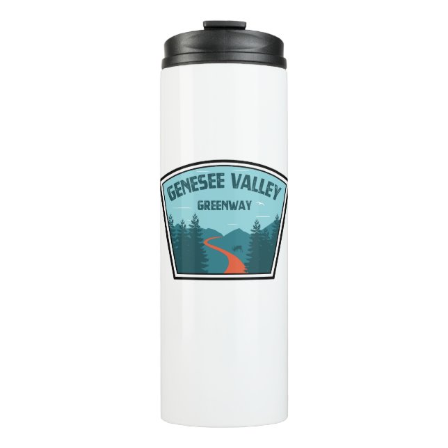 Genesee Valley Greenway New York Thermal Tumbler (Front)