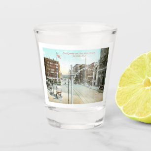 Genesee & Water Street, Syracuse, New York Vintage Shot Glass