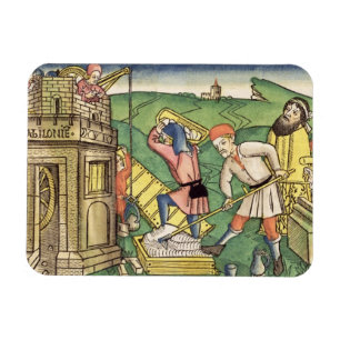 Genesis 11 1-9 Building The Tower of Babel, from t Magnet