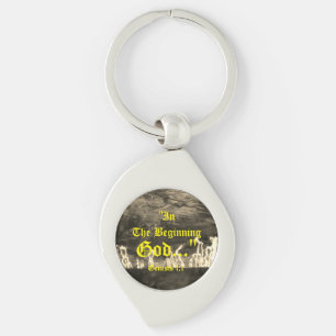 Genesis 1:1 In the beginning God..."Bible truth  K Keychain