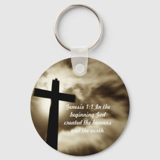 Genesis 1:1 Key Chain