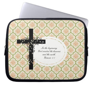 Genesis 1:1 Laptop or Netbook Carrier Sleeve