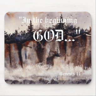 Genesis 1:1 Mousepad
