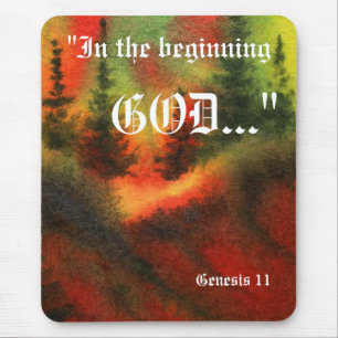 Genesis 1:1 Mousepad