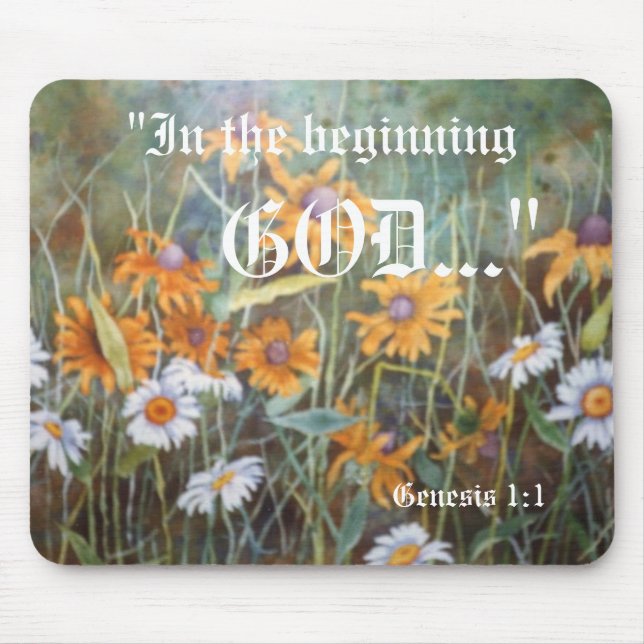 Genesis 1:1 Mousepad (Front)