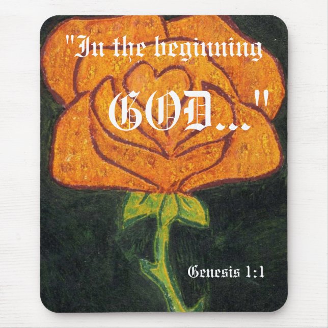 Genesis 1:1 Mousepad (Front)
