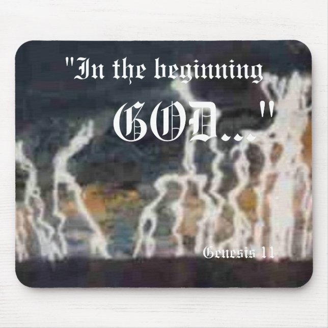 Genesis 1:1 Mousepad (Front)