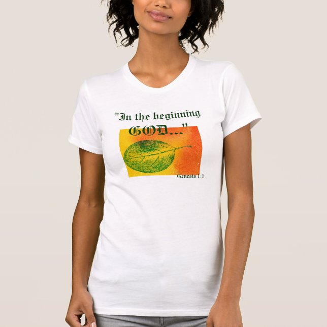 Genesis 1:1 shirt (Front)